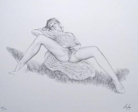 Рисунки обнаженных женщин