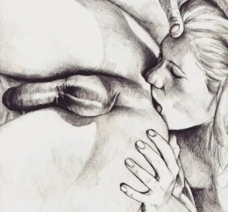 Рисунки карандашом поцелуй