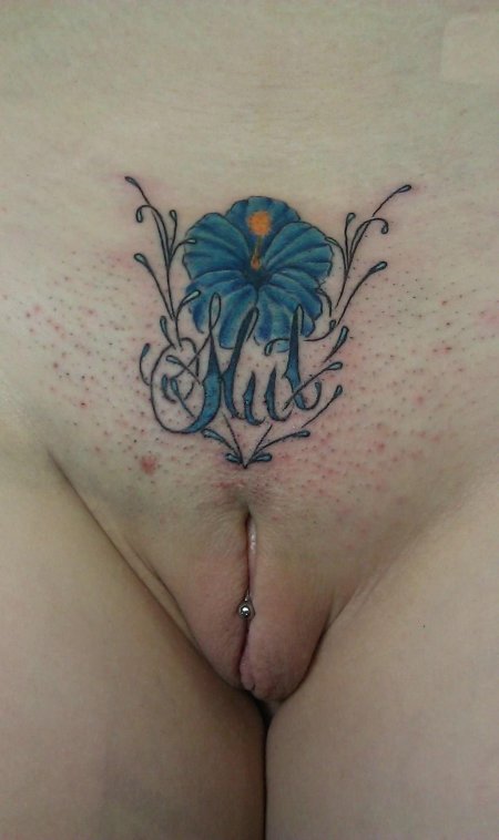 Тату на животе для девушек шраме