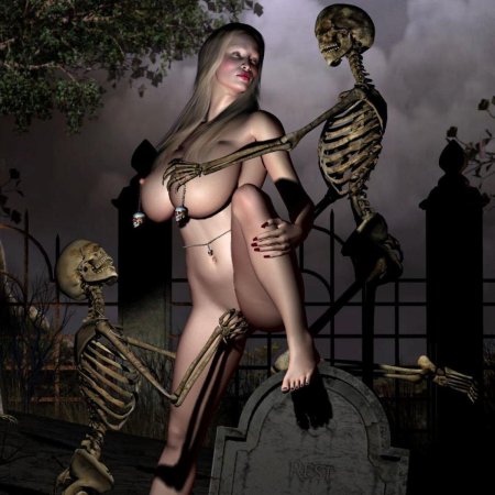Скелет порно