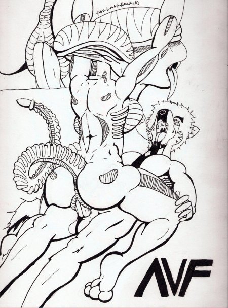 Раскраска чужой