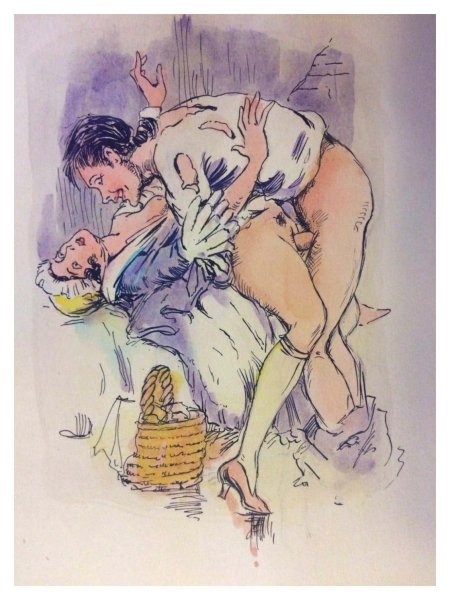 Странные эротические иллюстрации