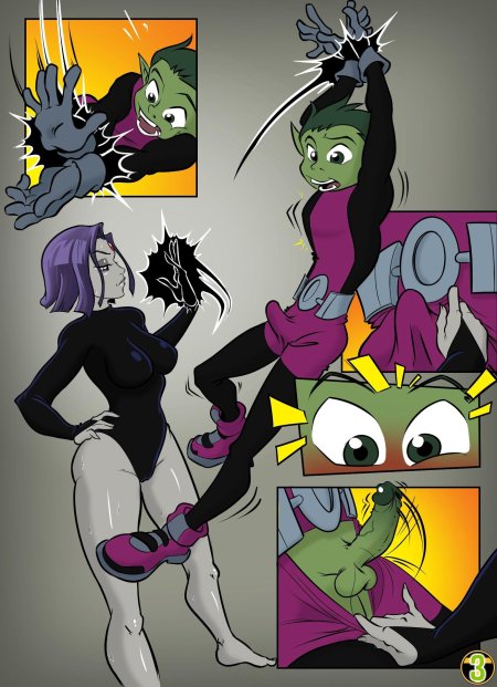 Юные титаны хентай комикс