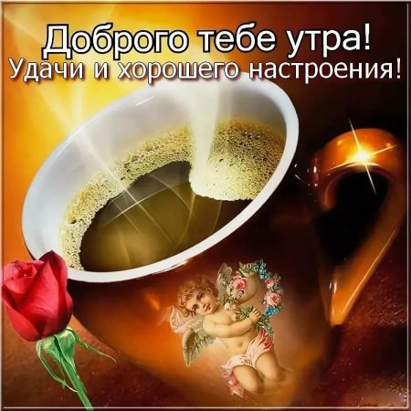 С добрым утром хорошего дня мужчине