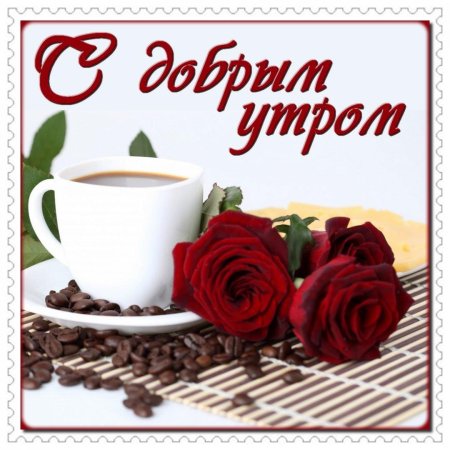 Открытка для девушки с добрым утром