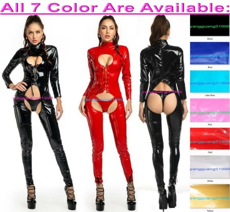 Латексные открытые костюмы