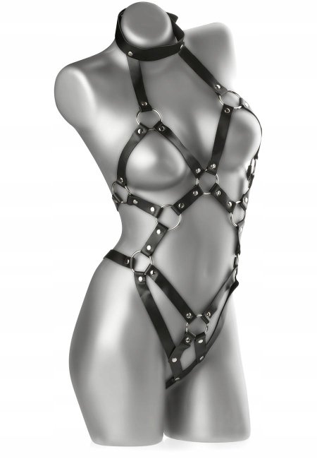 Женское кожаное белье бдсм