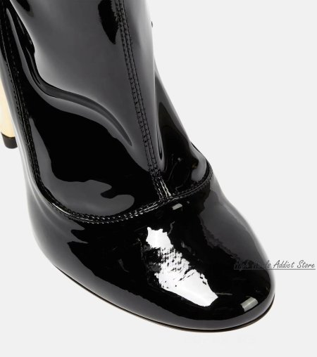 Сапоги gml лакированные женские