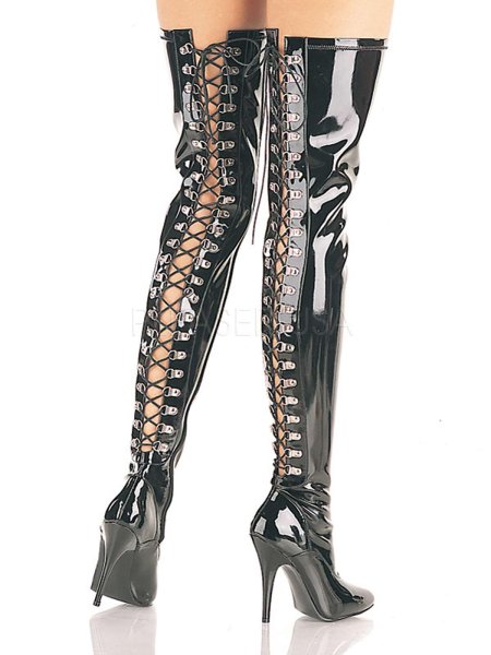 Сапоги pleaser лакированные