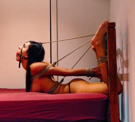 Азиатки бондаж