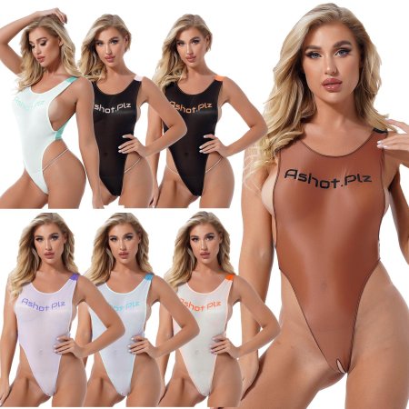 Прозрачное боди с открытой промежностью