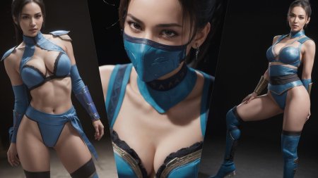 Mortal kombat китана косплей