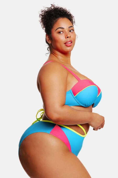 Раздельный купальник для полных