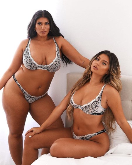 Plus size latecia thomas в бикини