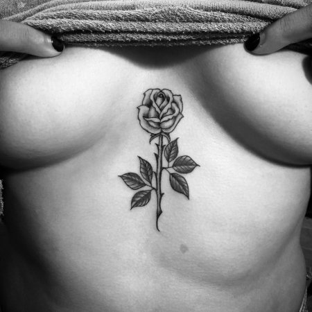 Татуировка роза