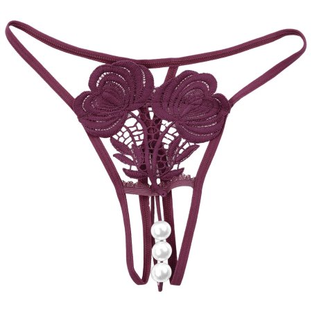 Женские трусики с бусинками