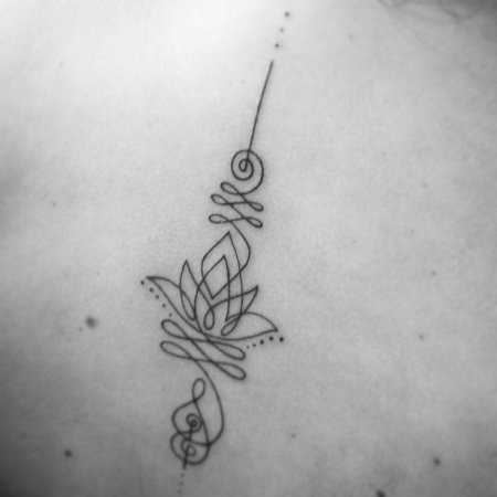 Тату лотос