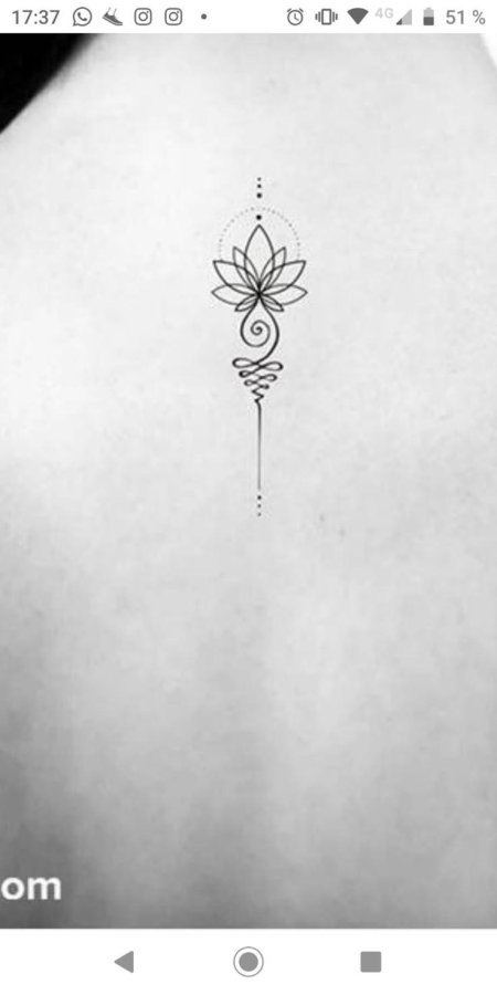 Лотос татуировка