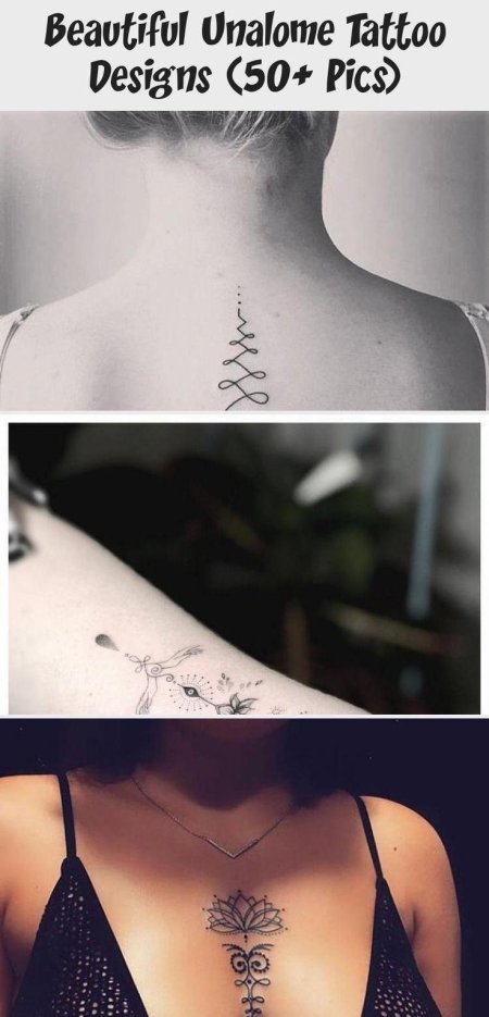 Тату уналоме на спине