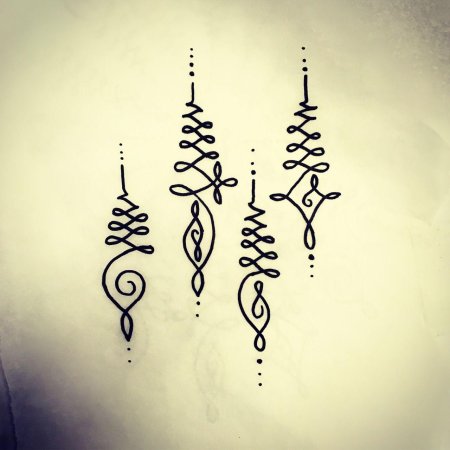 Уналоме тату эскизы