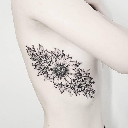 Цветок татуировка