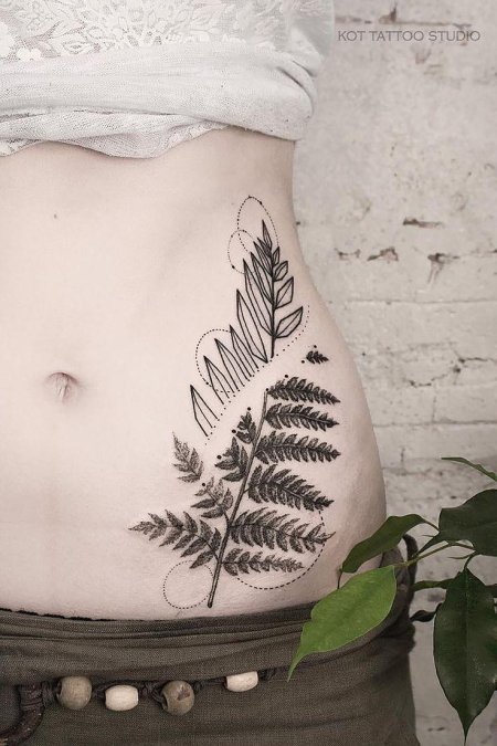 Папоротник тату