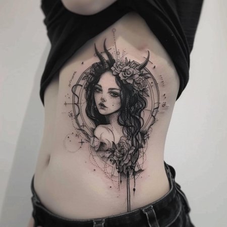 Женская тату