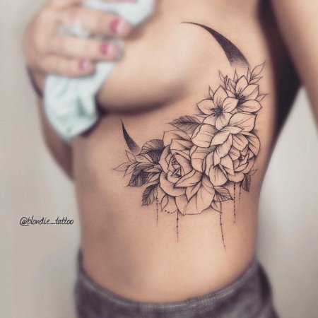 Красивая тату для девушки