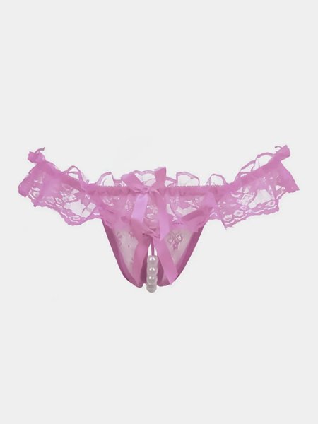 Женские трусики с бусинками