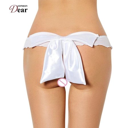 Стринги с бантом