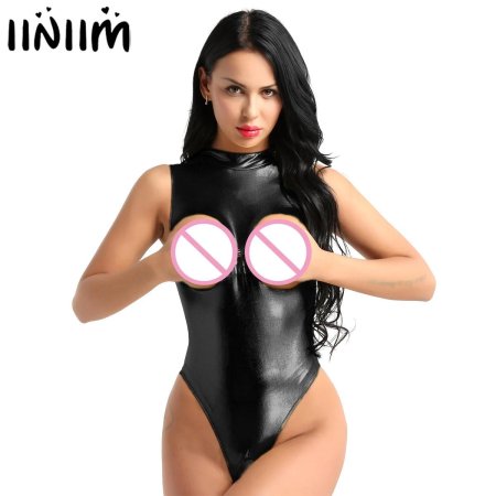 Кожаное эротическое боди