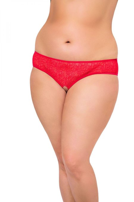 Softline кружевные трусики с интимным доступом