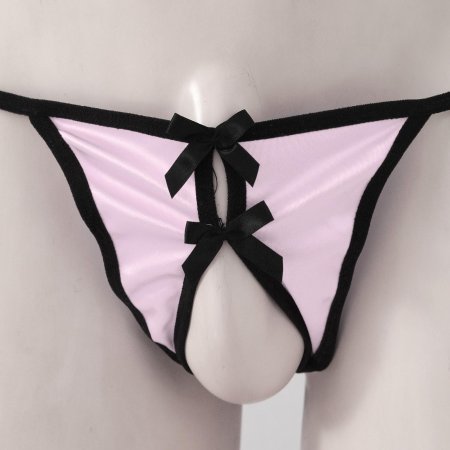 Мужские стринги с бантиком