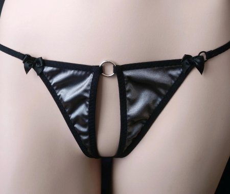 Кожаные стринги