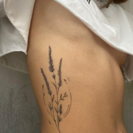 Тату лаванда