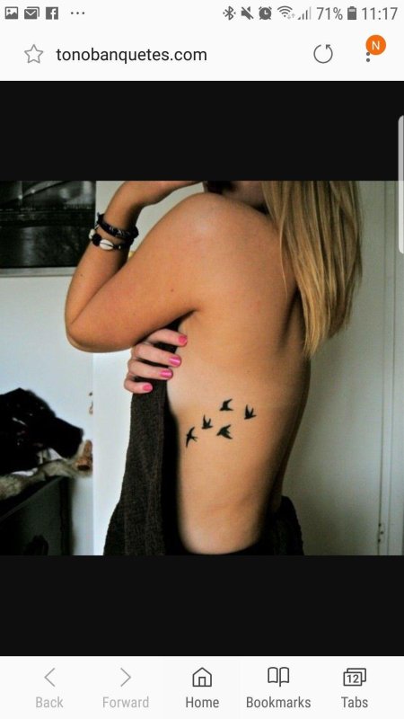 Татуировки маленькие женские