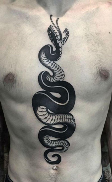 Тату змея