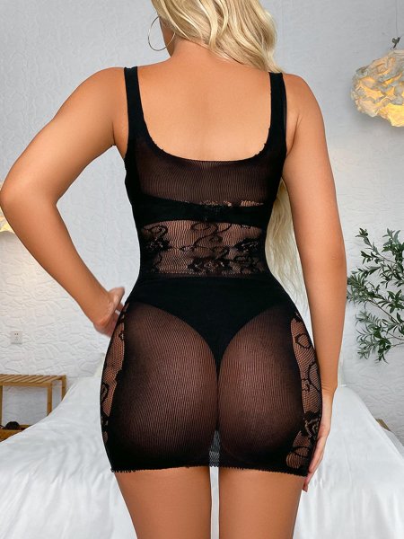 Эротическое платье-сетка