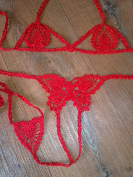 Вязаные стринги