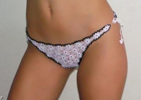 Вязаные стринги