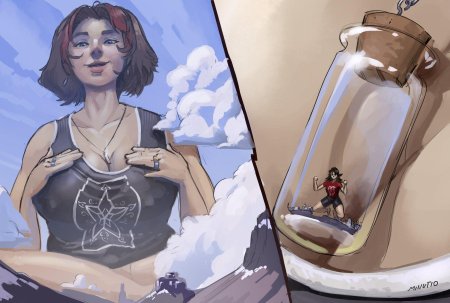 Макрофилия великанши