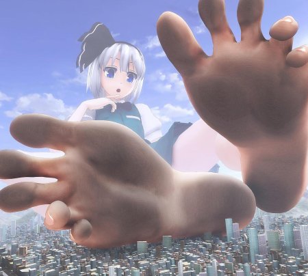 Великанши mmd feet