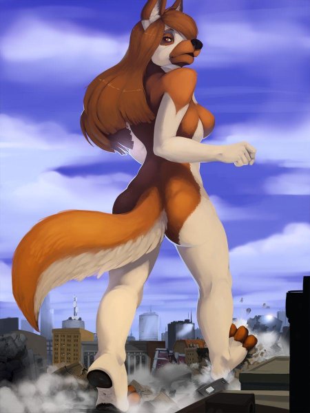 Фурри великанша