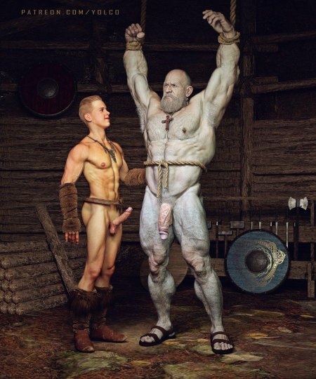 Мускулистый мужчина dreamboybondage