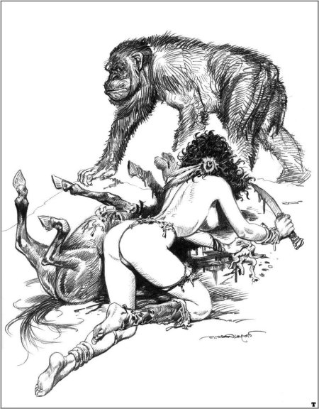 Тарзан иллюстрации фрэнк фразетта