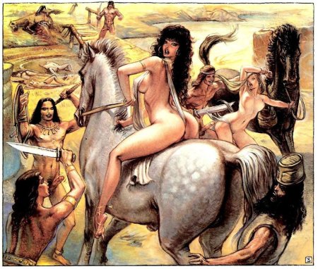 Борис валеджо амазонки