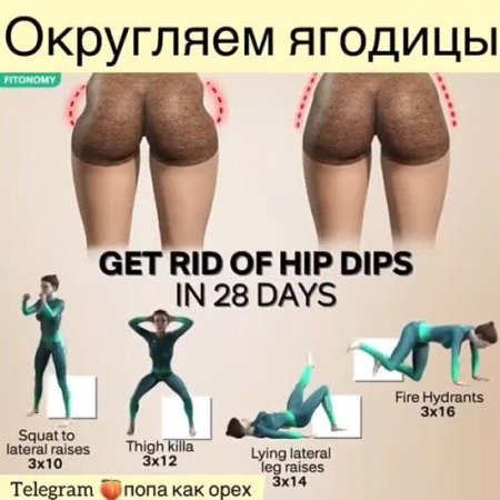 Ягодицы тренировка