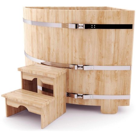 Купель овальная из кедра h / *