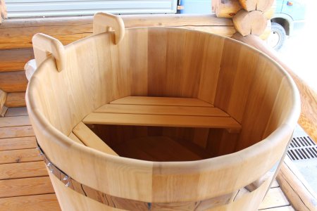 Купель для бани деревянная