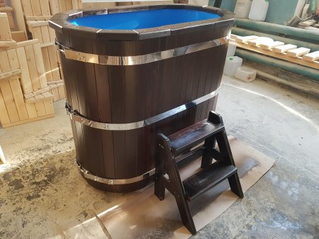 Купель овальная из кедра h / *